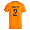 Maillot de Supporter Real Madrid Carvajal 2 Extérieur 2024-25 Pour Enfant